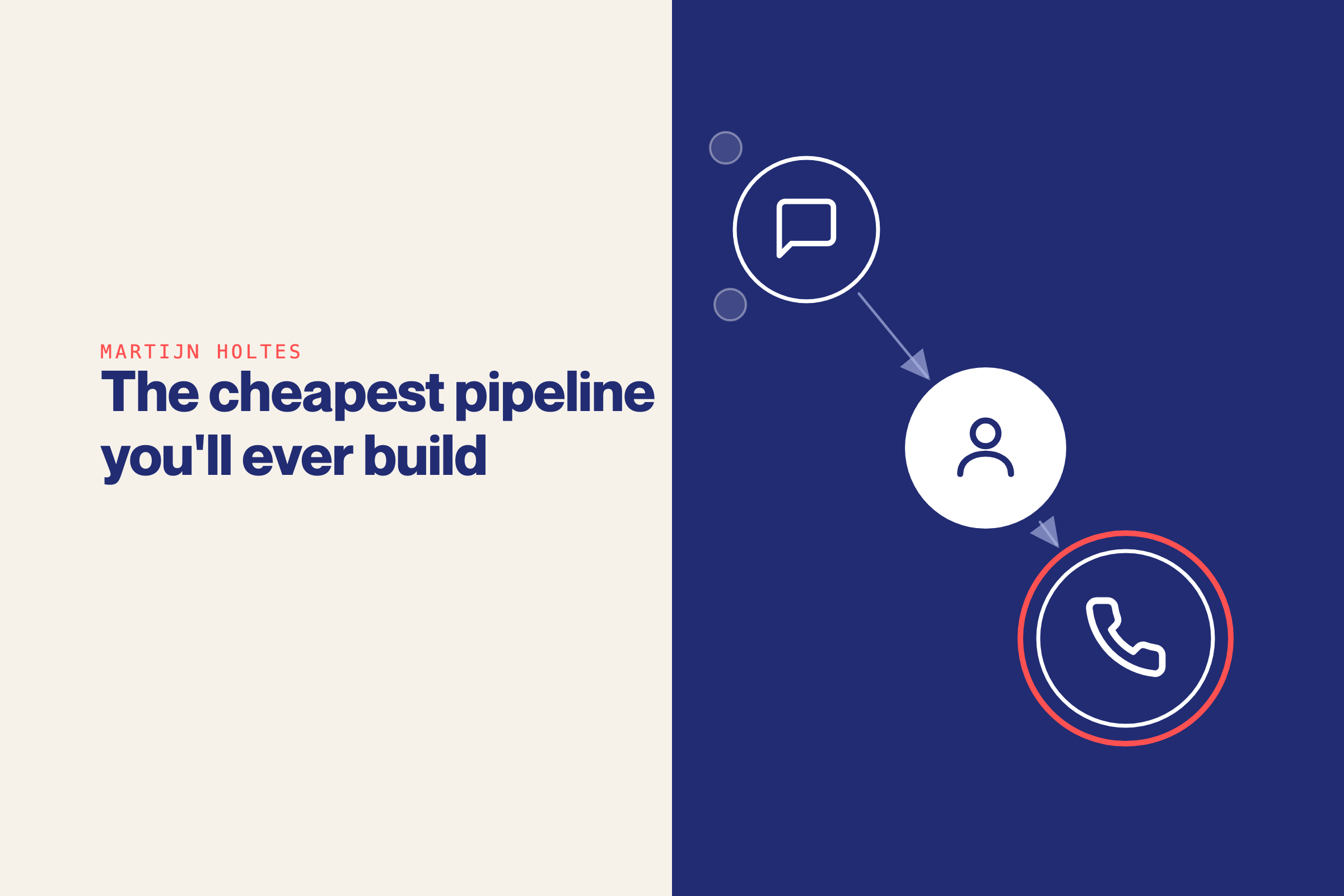 The cheapest pipeline you’ll ever build