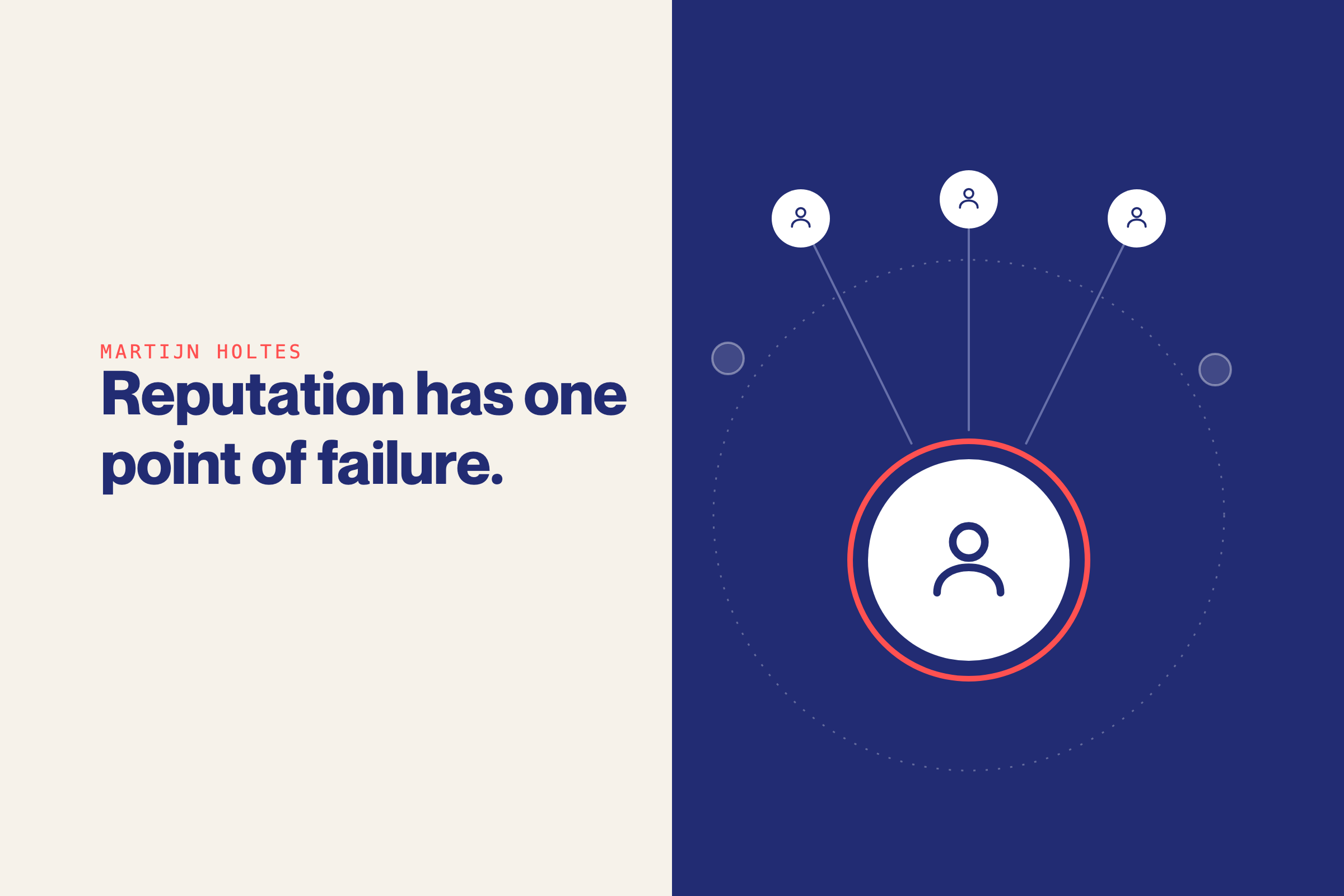 Your company’s reputation has a single point of failure